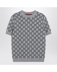 Gucci - Sweater With Gg Pattern - Lyst