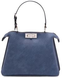 Fendi - Peekaboo Medium Soft Leather Handbag - Lyst