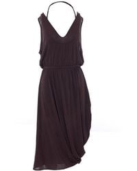 Lemaire - Double Layer Drape Dress - Lyst