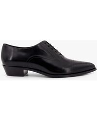 Celine - Cadillac Oxford Leather Lace-Up Shoe - Lyst