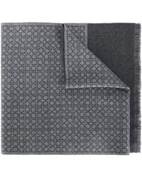 Ferragamo - Gancini Wool Scarf - Lyst