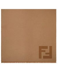 Fendi - Sciarpa Logo Ff - Lyst