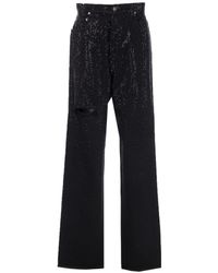 Golden Goose - Kim Denim Crystals Jeans - Lyst