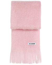 Jil Sander - Small Wool Blend Scarf - Lyst