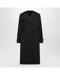 Prada - Doublebreasted Cottonblend Trench Coat - Lyst