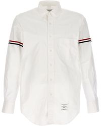 Thom Browne - Grosgrain Armband Oxford Shirt - Lyst