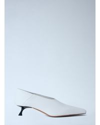 Sportmax - Leather Kitten Heel Pumps - Lyst