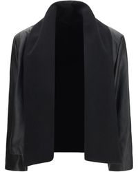 TOTEME - Scarf Leather Jacket - Lyst
