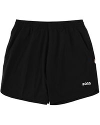 BOSS - Shorts Con Logo - Lyst