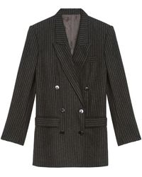 Isabel Marant - Jevima Striped Wool Suit Jacket - Lyst