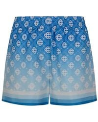 CASABLANCA - Diamond Monogram Shorts - Lyst