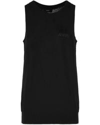 Amiri - 'Knit Mesh' Cotton Tank Top - Lyst