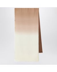 Loewe - Wool And Silk Jacquard Scarf With Fringe - Lyst