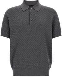 Brioni - Cashmere And Cotton Polo Shirt - Lyst