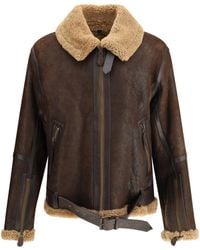 Belstaff - Shearling Jacket - Lyst