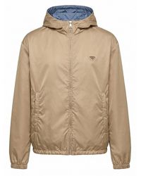 Prada - Down Jacket Re-Nylon Reversible - Lyst
