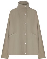 TOTEME - Cotton Blend Parachute Jacket - Lyst