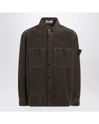 Stone Island - Military Corduroy Shirt - Lyst