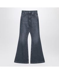 Rick Owens - Washed Flared Jeans - Lyst
