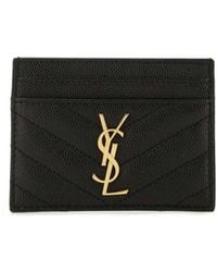 Saint Laurent - "Cassandre Matelassè" Cards Holder - Lyst