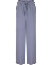 Herno - Flowing Wide-Leg Trousers With Drawstring - Lyst