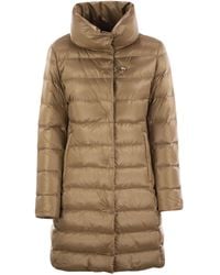 Fay - Long Down Jacket With Hook - Lyst