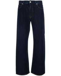 Fendi - Jeans With Logo Patch On The Back - Lyst