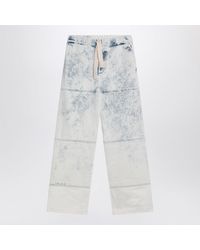 Dries Van Noten - Light Jeans With Drawstring - Lyst