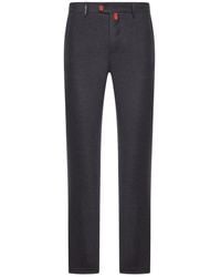Kiton - Tailored Wool Trousers - Lyst