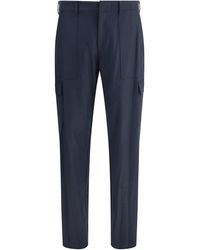 Etro - Flannel Cargo Pants - Lyst