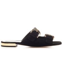 Chloé - Alize Flat Double C Buckle Sleepers - Lyst