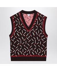 Bottega Veneta - Jacquard Vest With Matchstick Pattern - Lyst