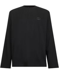 Gucci - Jersey Embroidered Long-Sleeved T-Shirt - Lyst