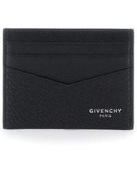 Givenchy - Card Holder With V Detail And Logo Lettering On The Front - Lyst