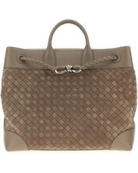 Bottega Veneta - Dove Large Andiamo Voyager Travel Bag - Lyst