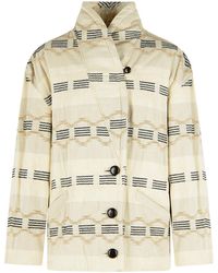 Isabel Marant - 'Quayla' Cotton Blend Jacket - Lyst