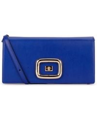 Roger Vivier - Embossed-Logo Shoulder Bag - Lyst