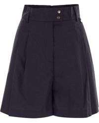 Herno - Stretch Cotton Bermuda Shorts - Lyst