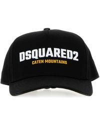 DSquared² - Dsquared Gabardine Baseball Cap - Lyst