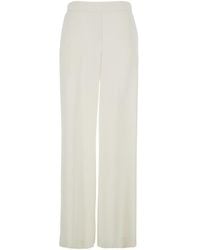 P.A.R.O.S.H. - Wide-Leg Pants With Elastic Waist For - Lyst