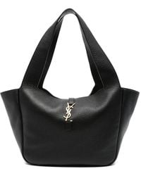 Saint Laurent - Le 5 À 7 Leather Shopping Bag - Lyst