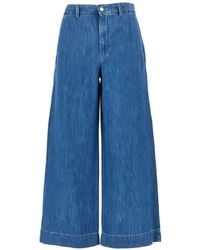 Max Mara - Flared Leg Denim Jeans - Lyst