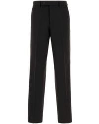 Fendi - Chocolate Twill Pant - Lyst