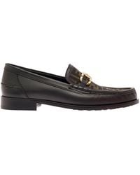 Fendi - O'lock Ff Canvas & Leather Loafer - Lyst