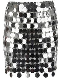 Rabanne - Maxi Sequins Mini Skirt - Lyst