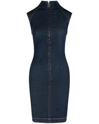 Sportmax - Cerea' Dark Cotton Dress - Lyst