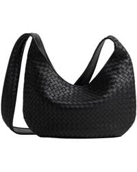 Bottega Veneta - Crossbody Bag With Top Zip Closure And Intrecciato Motif - Lyst