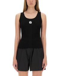 KENZO - Tank Top With Embroidery "Boke Flower 2.0" - Lyst