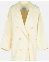 Max Mara - 'Teddy Crop' Wool Blend Coat - Lyst