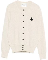 Isabel Marant - Marant Etoile Mona Wool And Cotton Blend Cardigan - Lyst
